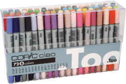 Copic Ciao 72er-Set A im Vergleich